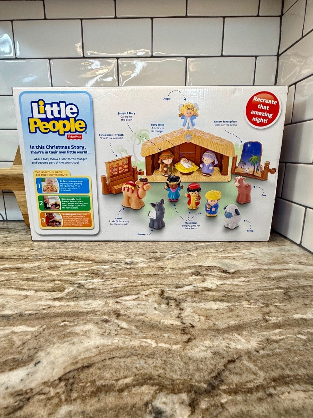 Little People Children’s Nativity Set 🎄 11 Figures New in Box | Fisher‑Price - Picture 3 of 12